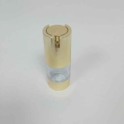 U-Shaped Golden Airless Bottles - Material: Plastic