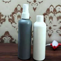 Hdpe Spray Bottle - High-density Polyethylene,  [insert Capacity], White & Gray Colors, Round Shape, Screw Cap Sealing, Offset Printed Surface, Ideal For Chemical Storage And Versatile Liquid Applications
