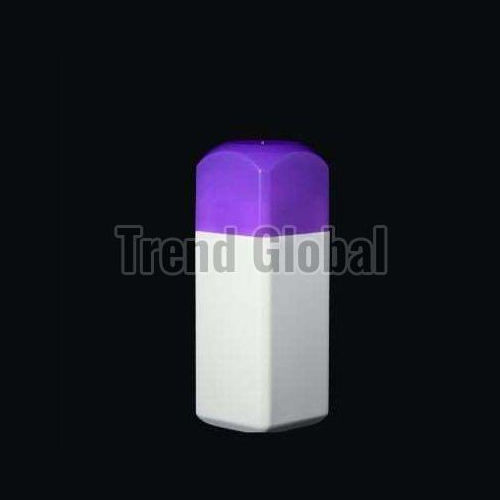 Hdpe Square Talcum Powder Bottle