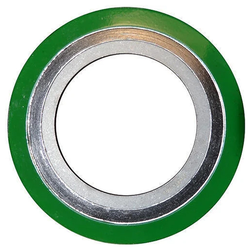 Spiral Wound Gasket - Stainless Steel, Standard Size , Ring Shape - Silver Color, Industrial Grade Performance