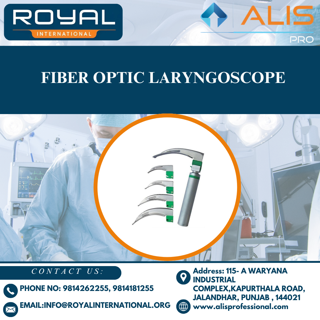 Fiber Optic Laryngoscope Set