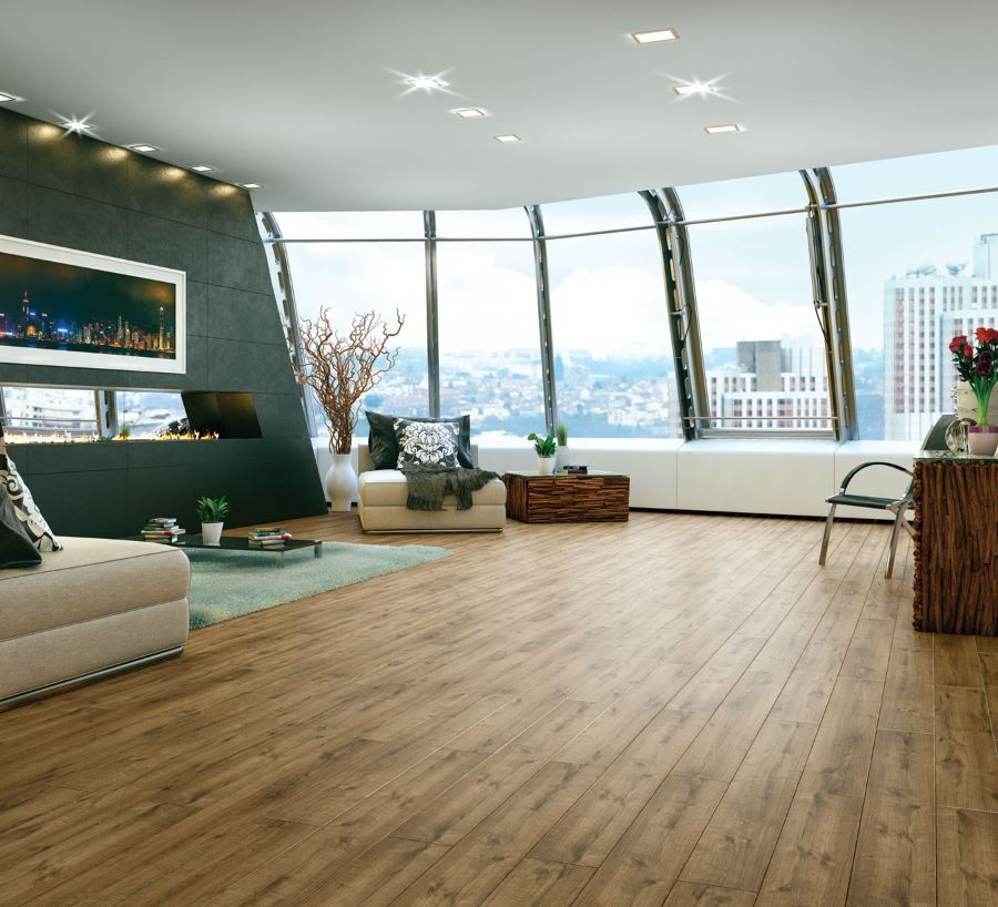 Royale Touche Wooden Flooring 832 A - 1286x194x8 Mm, Wooden Material With Standard Surface Treatment, Water Lock Feature, V-groove On All Sides