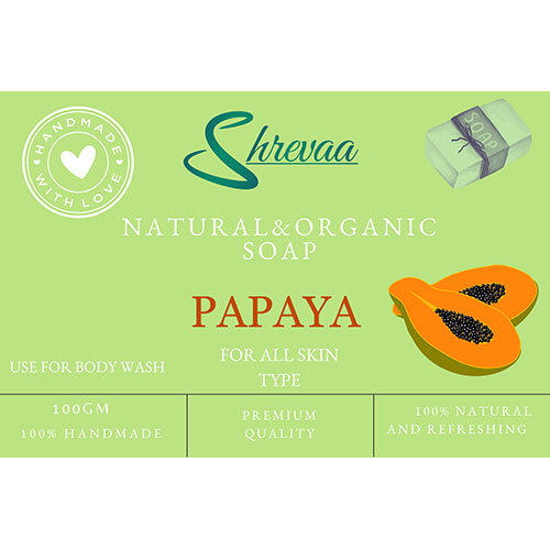 Papaya Natural & Organic Soap - Style: Solid