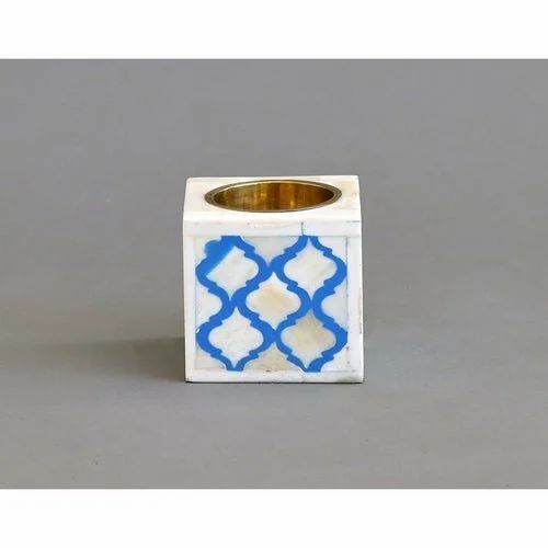 Bone Inlay Candle holder