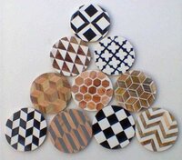 Multicolor Mdf Coasters, 4a 4