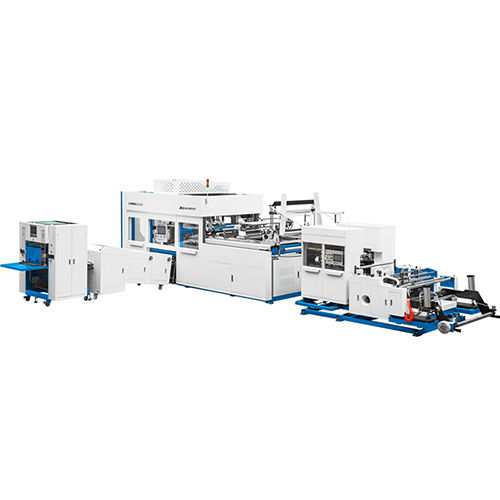 Leader Nonwoven Laminated Cooling Box Bag Machine Take Away Fast Food Bag Machine