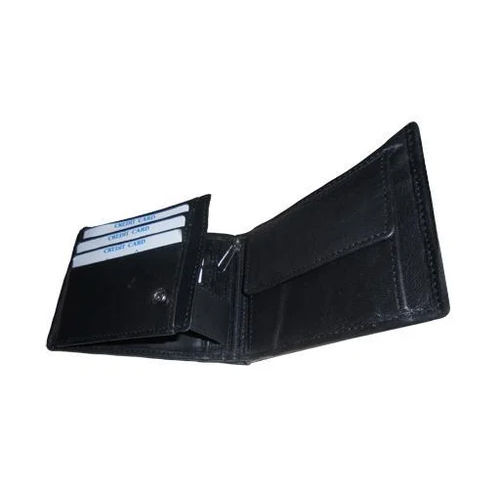 Fashion Leather Wallet - Color: Black