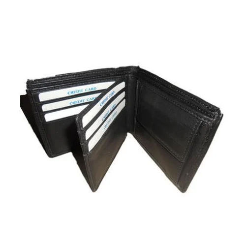 Genuine Leather Wallet - Color: Black