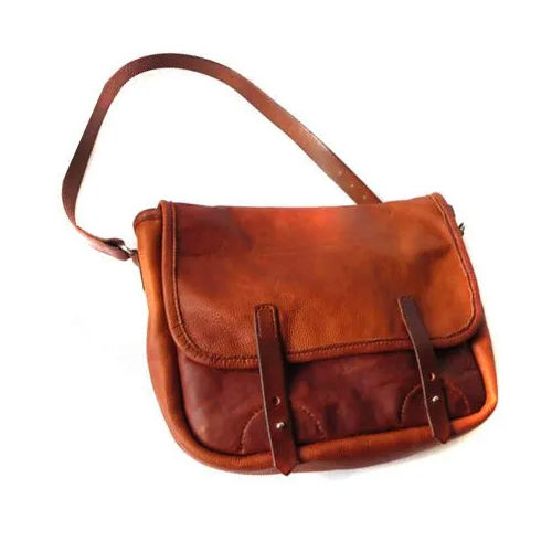 Handmade Leather Bags - Color: Brown