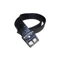 Stylish Leather Belt - Buckle Material: Steel