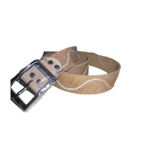 Designer Leather Belt - High-Quality Leather, Unisex Sizes Available, Brown Color with Durable Steel Buckle - Modern Sophistication for Everyday Wear