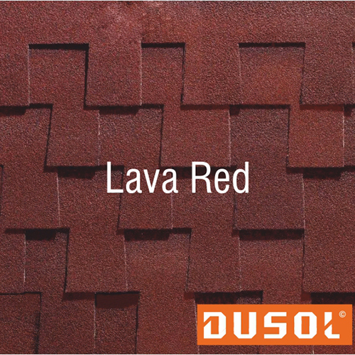 Dusol Canyon Plus Lava Red Shingles