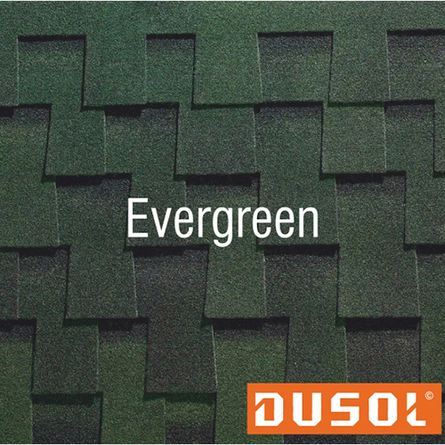 Dusol Canyon Plus Evergreen Shingles - Style: Plain