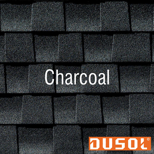 Dusol Oxford Pro Charcoal Shingles - Color: Black