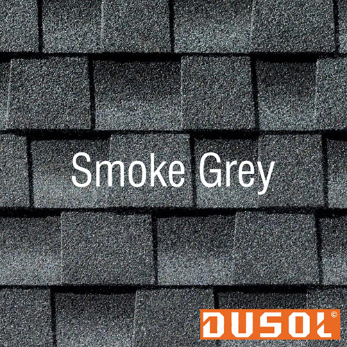 Dusol Oxford Pro Smoke Grey Shingles - Style: Plain