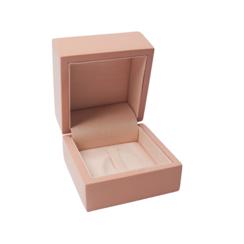 Waltz Wooden Jewelry Ring Box With Rounded Corners Bespoke Gift Box - Design: Classic