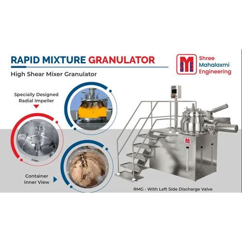 Rapid Mixer Granulator - Color: Silver