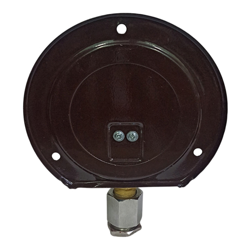 4 Inch 3-8 BSP Dial Bottom Vacuum Pressed Steel Pressure Gauge