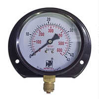 4 Inch 3-8 BSP Dial Bottom I Pressed Steel Pressure Gauge