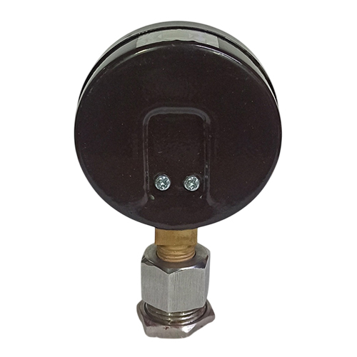 2.5 Inch 1-4 BSP Vacuum Dial Bottom Pressed Steel Pressure Gauge