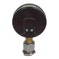 2.5 Inch 1-4 BSP Vacuum Dial Bottom Pressed Steel Pressure Gauge