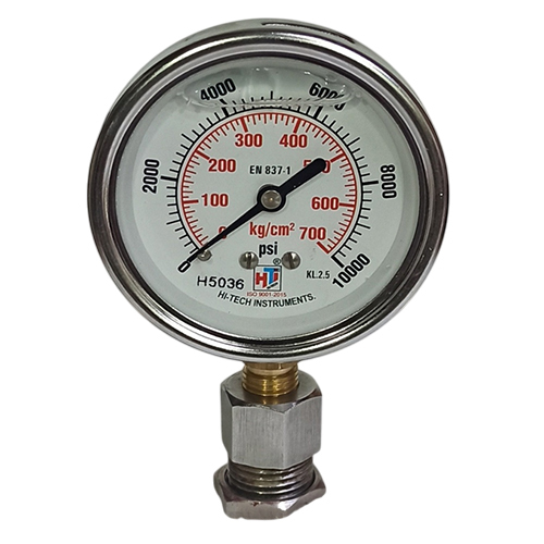 2.5 Inch Dial Bottom Non-Ferrous Pressure Gauge
