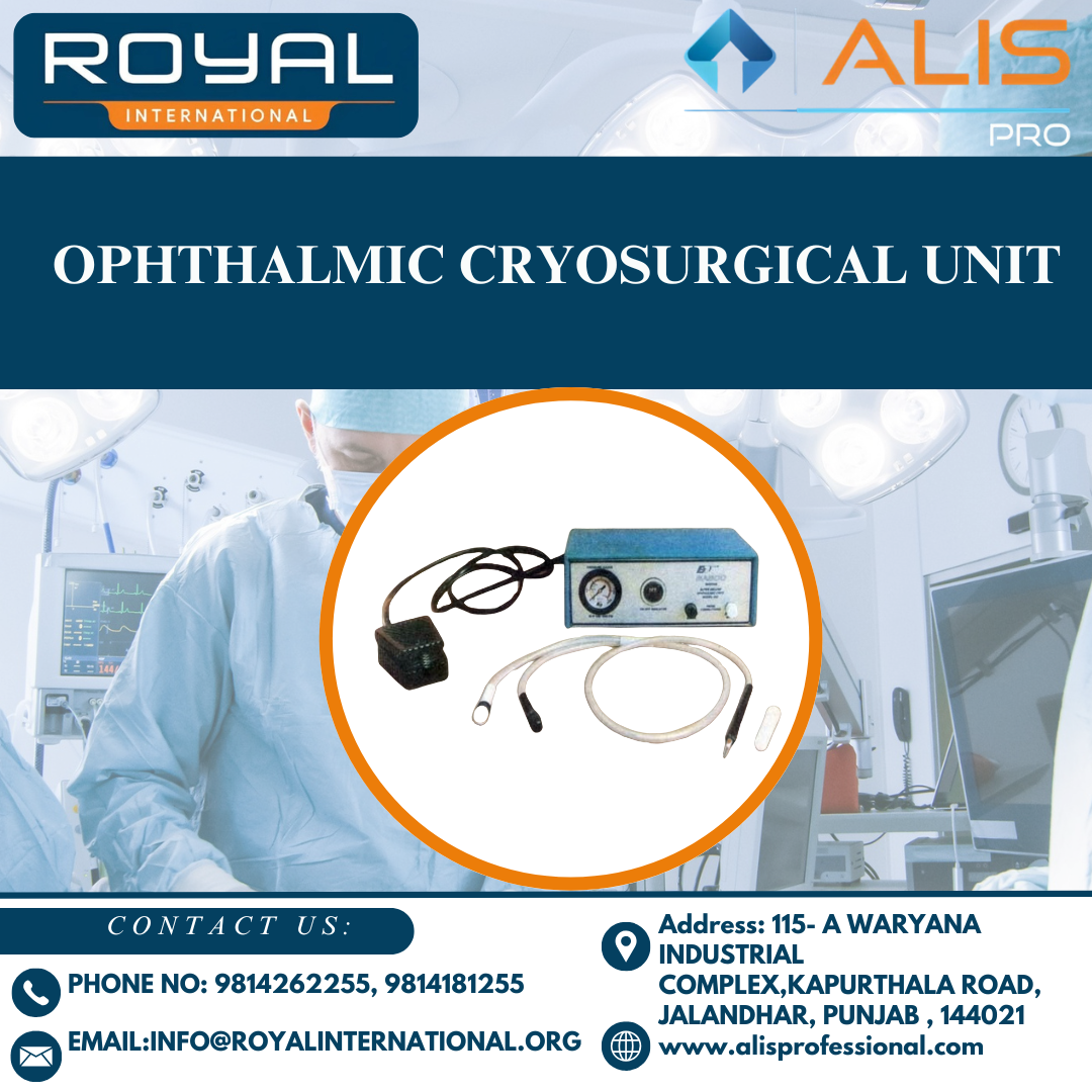 Ophthalmic Cryosurgical Unit