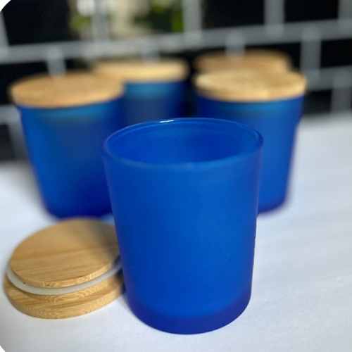 9 CD Color Frosted Glass - Durable Glass, 4.5 Inch Height | Multicolor Design, Plain Style, Ideal for Indoor Decoration and Floral Arrangements
