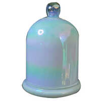 Glass Bell Jar - High-quality Glass, Available In Various Heights And Lengths, Elegant White Color, Washable Decor Piece