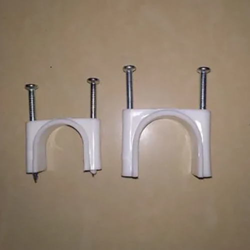 3-4Inch Upvc Nail Clamp - Color: White