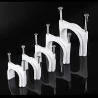 Upvc Pipe Fitting Clamp - High-quality Upvc, Sizes 1/2" To 2", Polished White Finish, Reliable Pipe Securing Solution