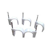 Pvc Pipe Saddle Clip - U Shape, All Sizes Available | White Color, Ideal For Industrial Applications