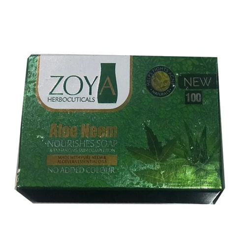 Zoya Aloe Neem Nourishes Soap - Color: Green