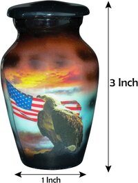 Aluminium Keepsake Urn with Velvet Box Wholesale Supplies