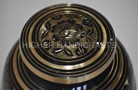 carefully Handcrafted Brass Cremation Urn for Ashes