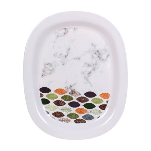 Printed Melamine Tray - Color: Different Available