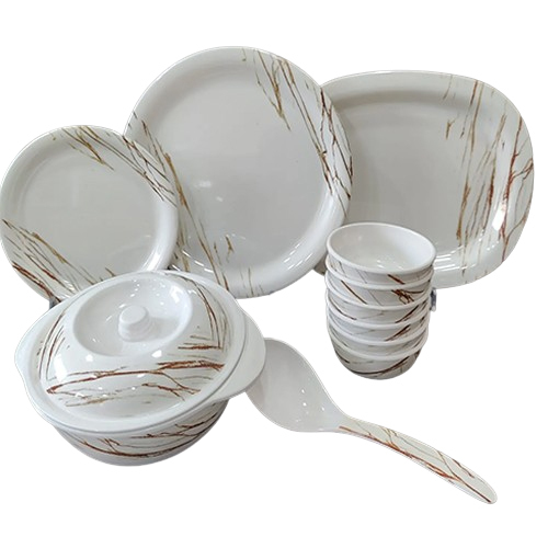 Melamine Dinner Set - Color: Different Available