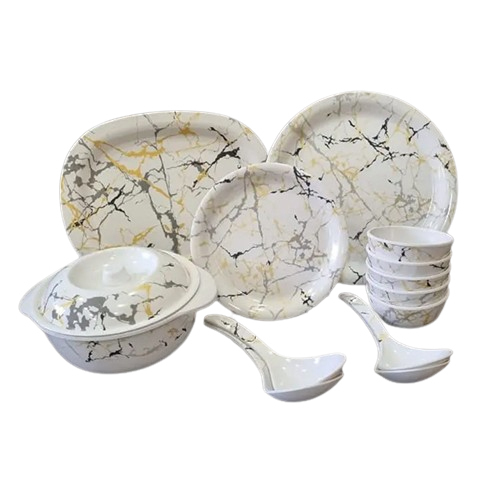 Melamine Superware Printed Dinner Set - Color: Different Available