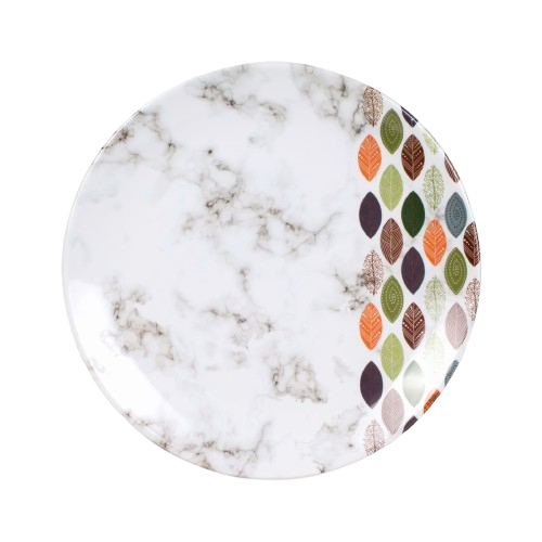 Melamine Round Dinner Plates - High-Quality Melamine, Various Sizes Available, Elegant Polished Finish, Modern and Attractive Design
