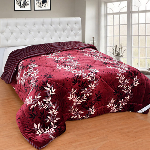 Hilton Maroon Double Quilt