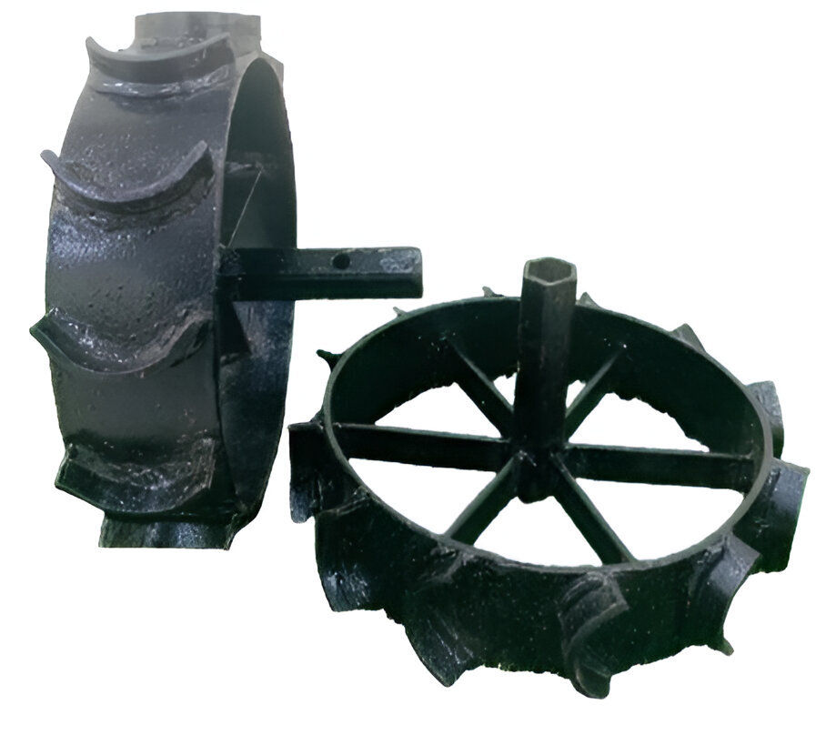 Siddhi Robust 2 Pcs of 12 inch Iron Wheel for 5 to 9 HP Petrol Power Tiller