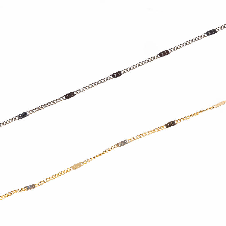 Iron Chain (Indian Plating) | Size: 2mm | Color: Golden Nickel | 100grm - Versatile Accessory For Crafting, Jewelry Making, And Decorative Applications