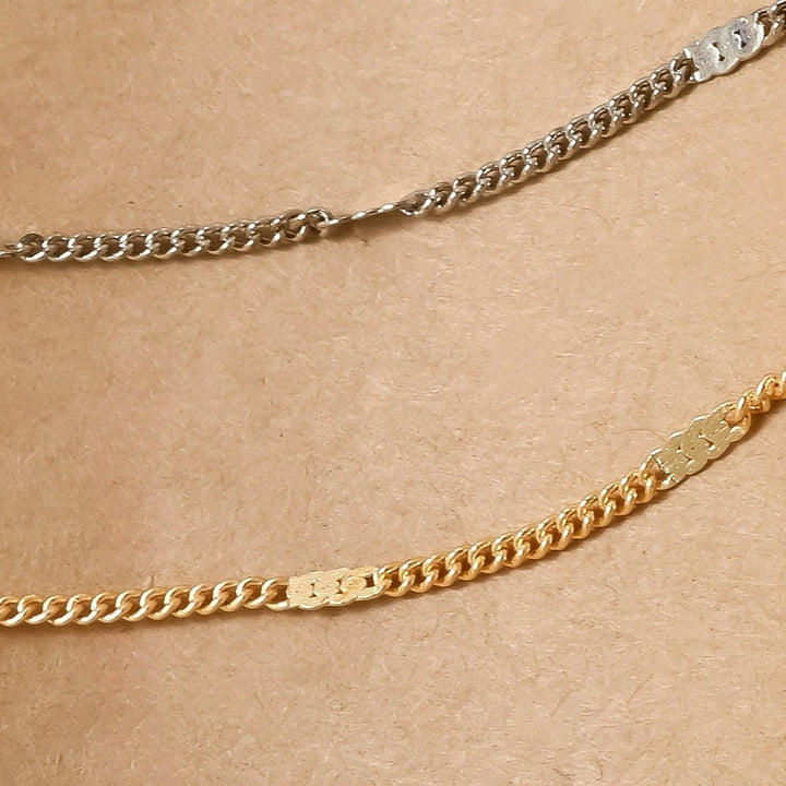 Iron Chain (Indian Plating) | Size: 2mm | Color: Golden Nickel | 100grm - Versatile Accessory For Crafting, Jewelry Making, And Decorative Applications
