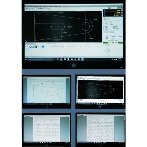 Computer Based Geometrical 2D Reverse Engineering Software - Operate Method: Manual