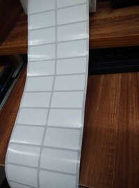 Barcode Label Sticker - Color: White