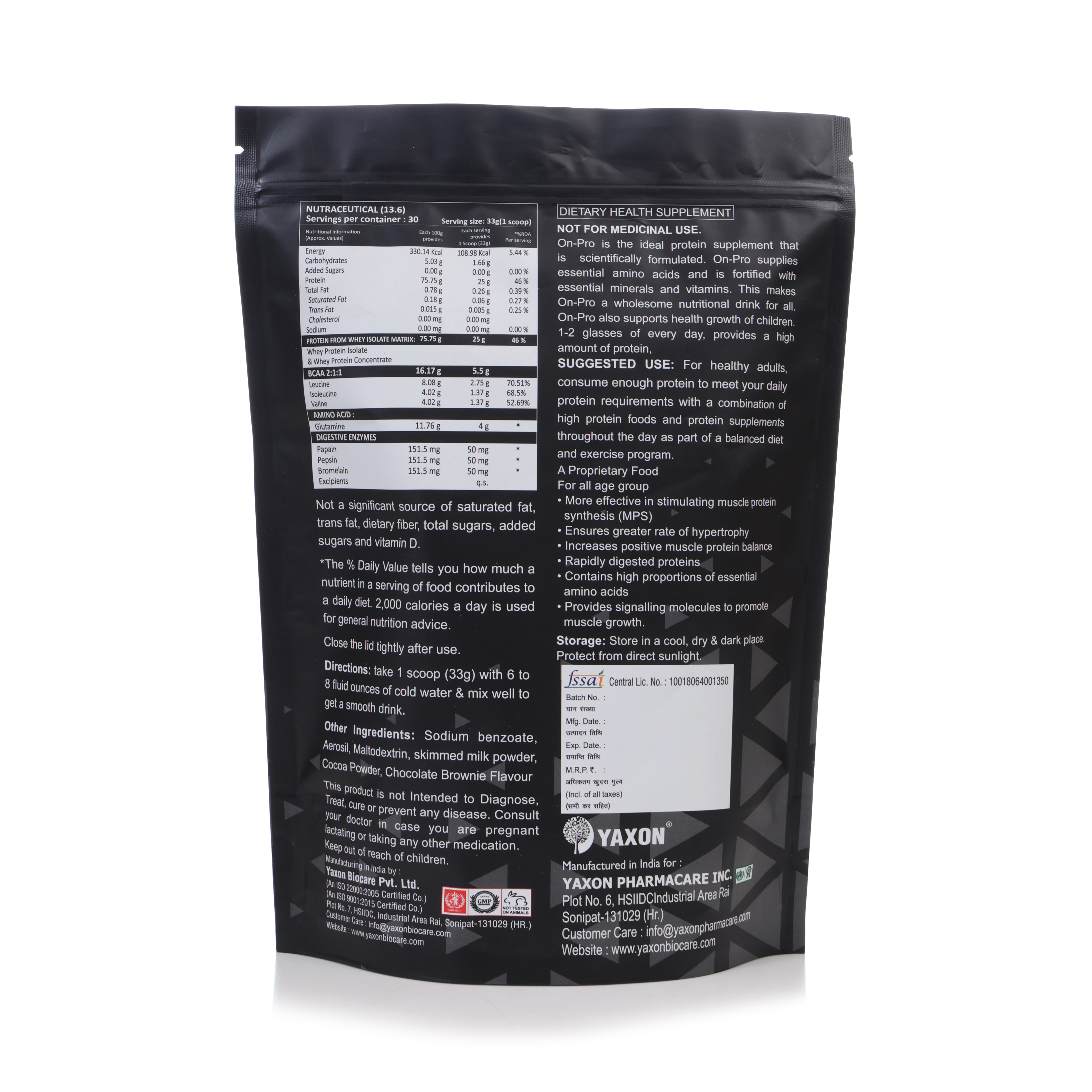 Whey Protein Chocalate Flavour - Dosage Form: Powder