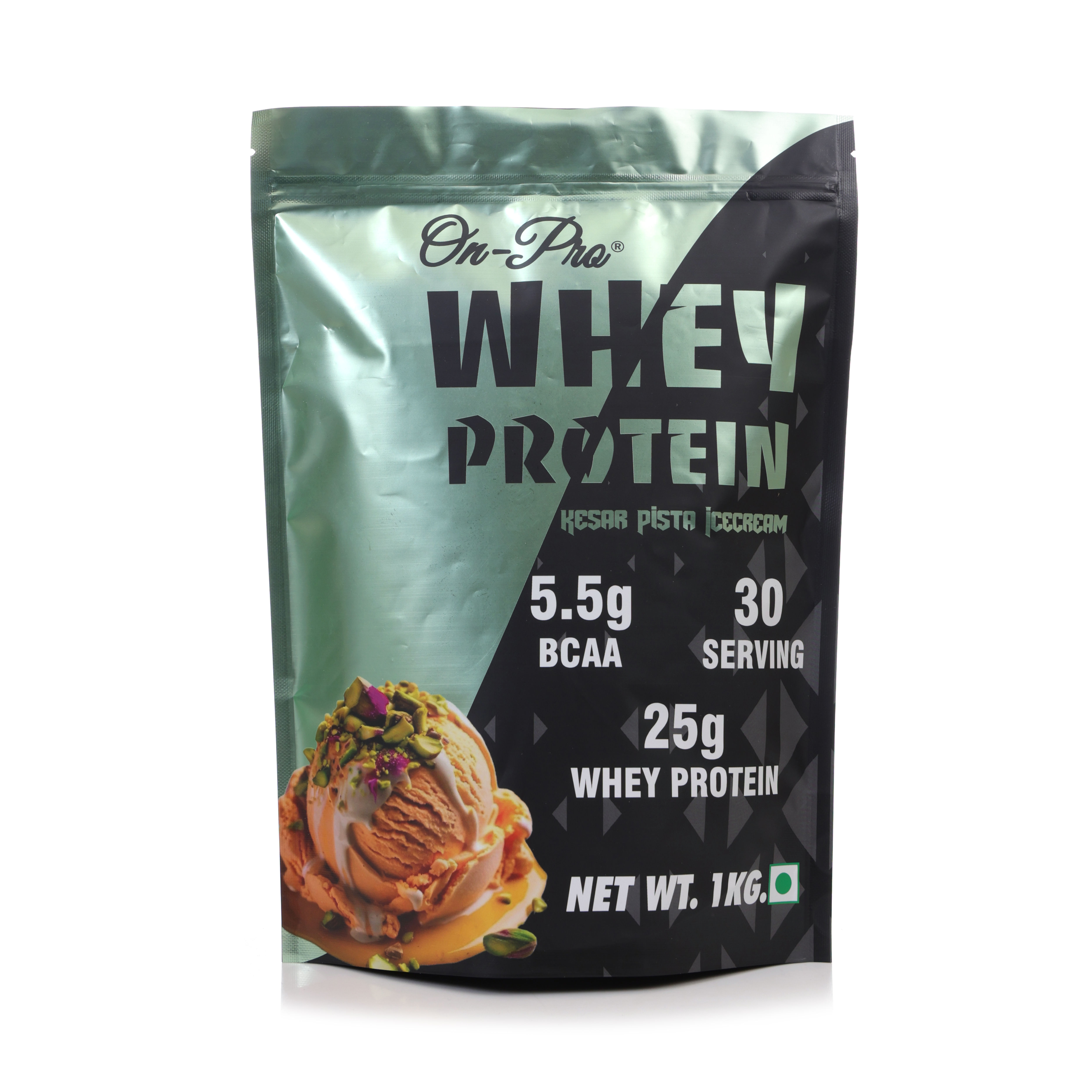 WHEY PROTEIN  KESAR PISTA ICE CREAM FLAVOUR