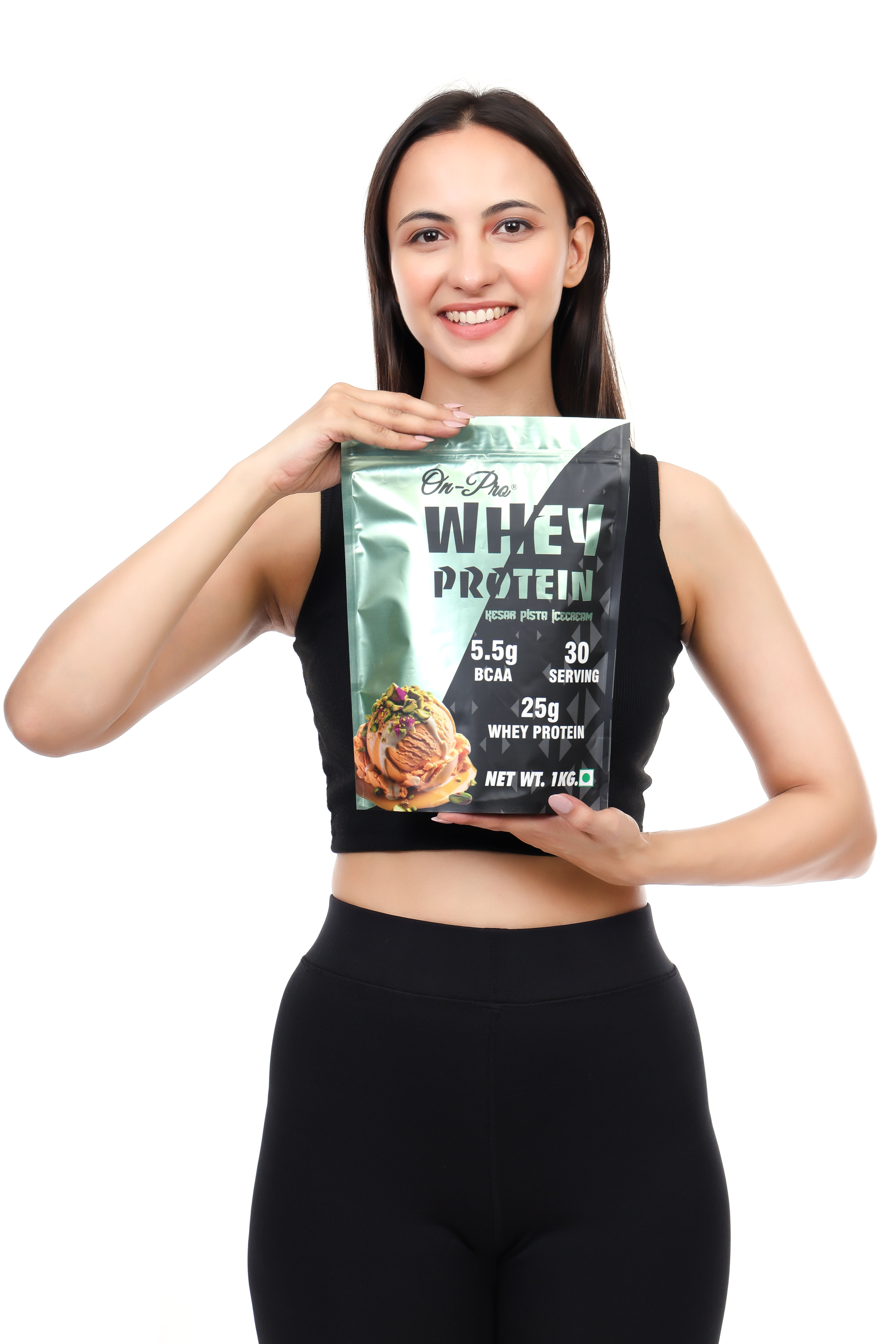 WHEY PROTEIN  KESAR PISTA ICE CREAM FLAVOUR