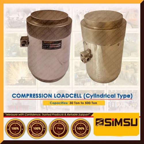 Cylindrical Load Cell - Material: Alloy Steel