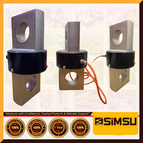 Eot Crane Load Cell - Alloy Steel, Max Load Capacity 1-500 Tons, 1 Inch LED Display, 200% FS Overload, 230/110V AC Power Source | Digital Sensor, Semi-Automatic Operation